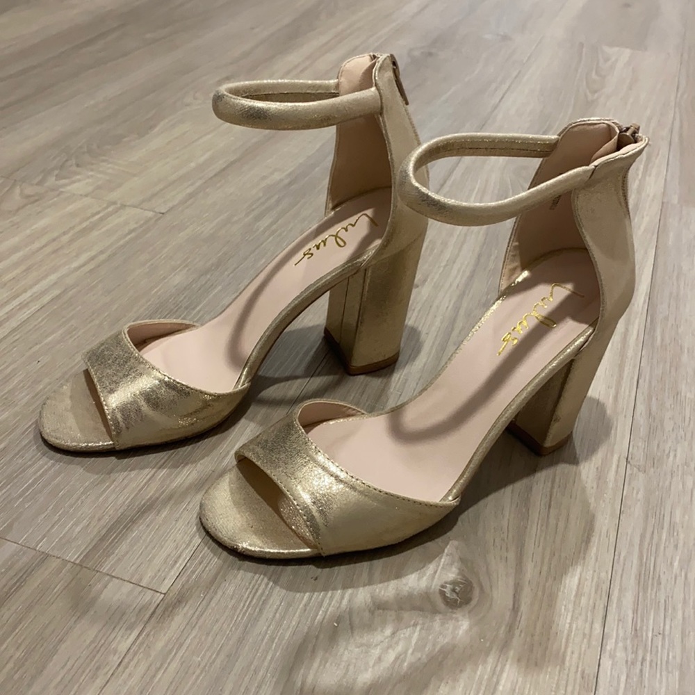 Gold heels